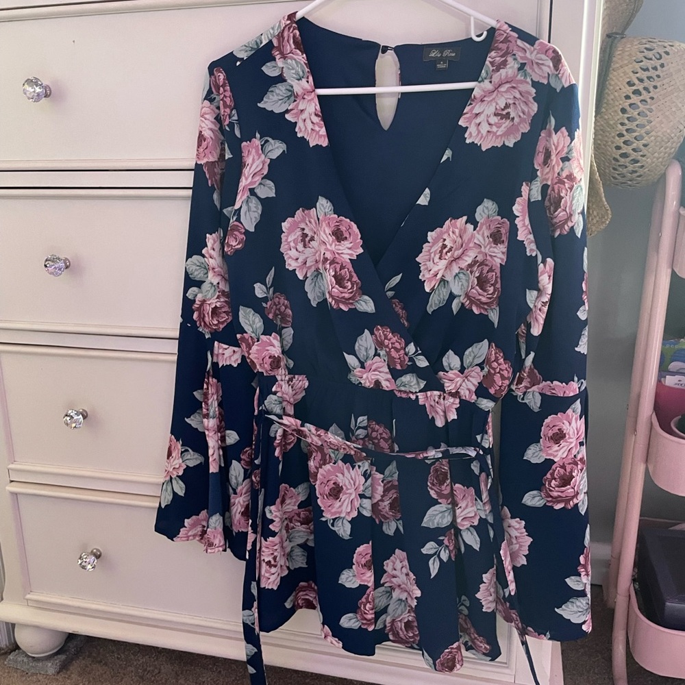 flower pattern romper!